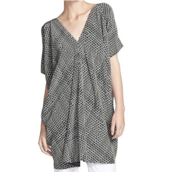 Vince 100% SILK Tunic/ Mini Dress - Picture 1 of 7
